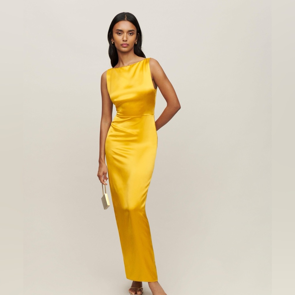 Reformation Zya silk dress